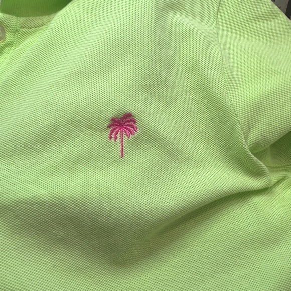 Lilly Pulitzer Polo Shirt Golf Pima Cotton White Label Top Pullover EUC - Picture 10 of 15